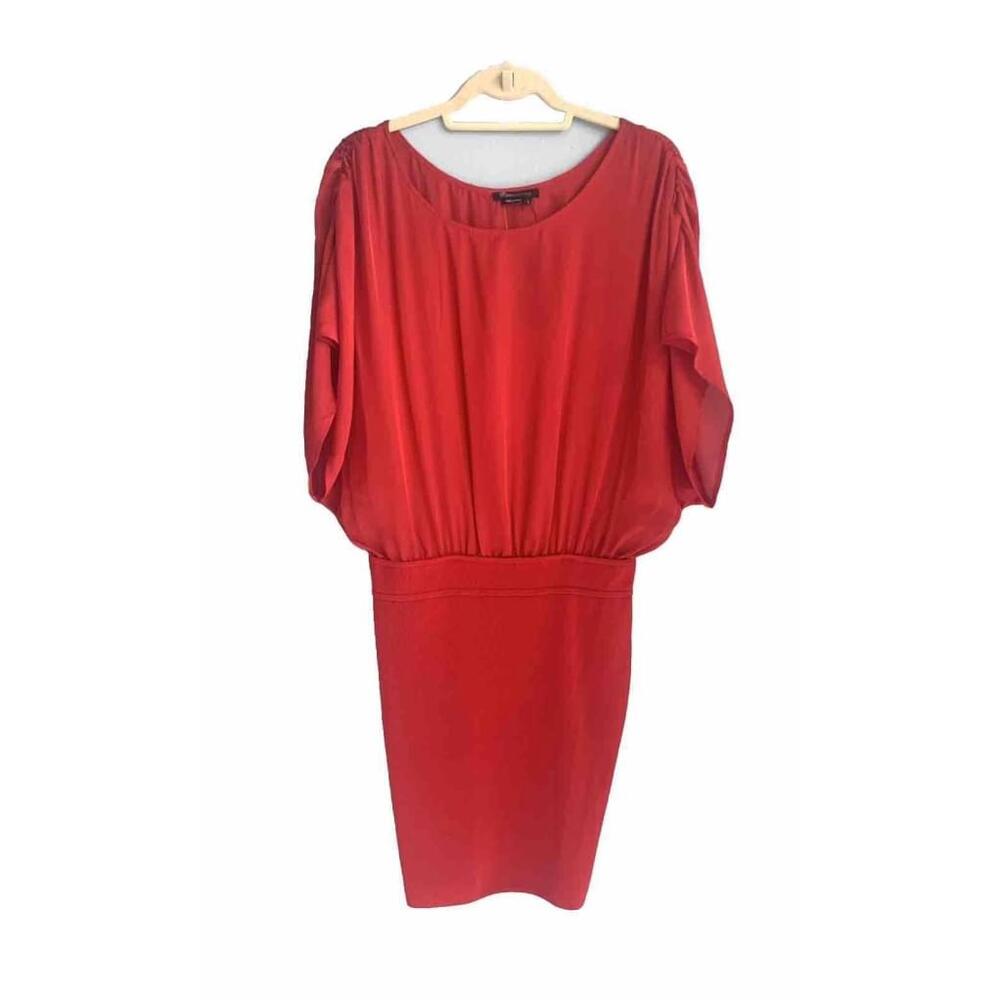 NWT BCBG Maxazria Red Dress Large